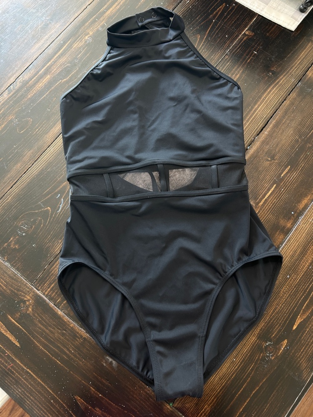 Balera Caged Waist Halter Leotard